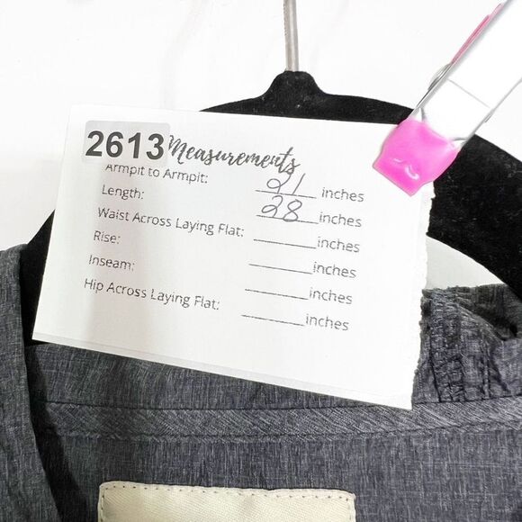 Zine Jacket Womens Pullover Windbreaker Gray Kangaroo Pocket Large - Picture 2 of 8